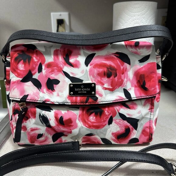 Share Similar items Sponsored See all   Kate Spade NWT Light Pink Red Rose Print - Picture 2 of 9